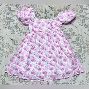 Altar'd State Allure Pink / White Floral Mini Dress Medium